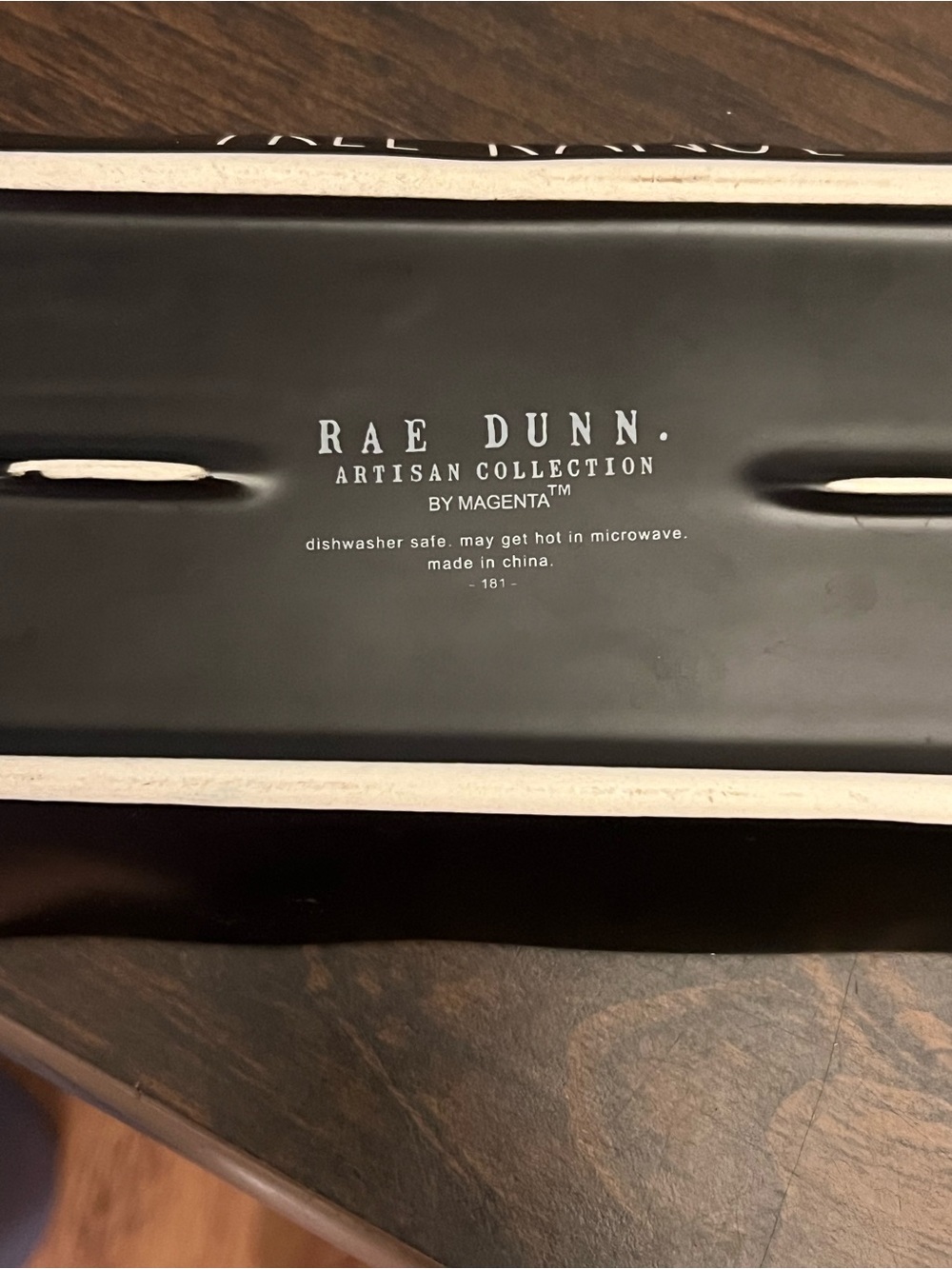 Rae Dunn FREE RANGE Egg Rack Tray - Black - Picture 3 of 3